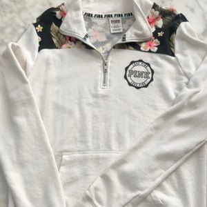 Pink VS Quarter Zip Pullover